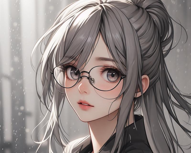 扎丸子头如何戴眼镜视频？戴眼镜的技巧是什么？  第2张