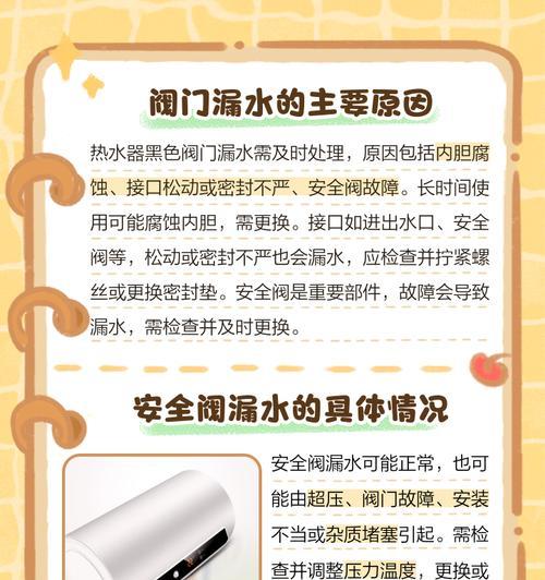 热水器漏水阀门的作用是什么？如何正确使用？  第2张