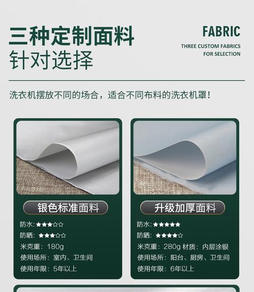 洗衣机罩子的专业名称是什么？如何正确安装洗衣机罩？  第1张