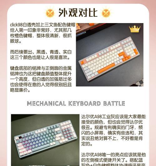 键盘高光部分应如何配色？  第1张