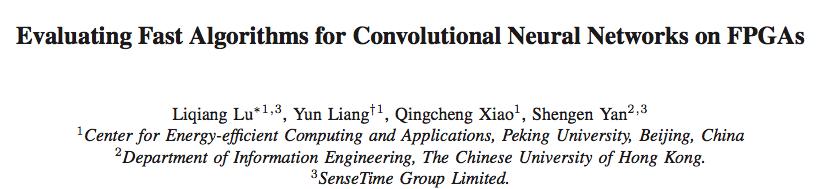 商汤联合提出基于 FPGA 的快速 Winograd 算法：实现 之上最优的 CNN 表现与能耗  第18张