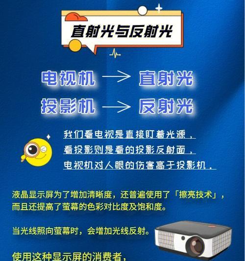 投影仪亮度超越电视机之谜（探寻投影仪亮度高于电视机的原因及其应用领域）  第2张
