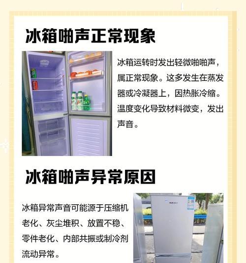 如何解决新购冰箱噪音过大问题（减少新冰箱噪音的简易方法）  第2张